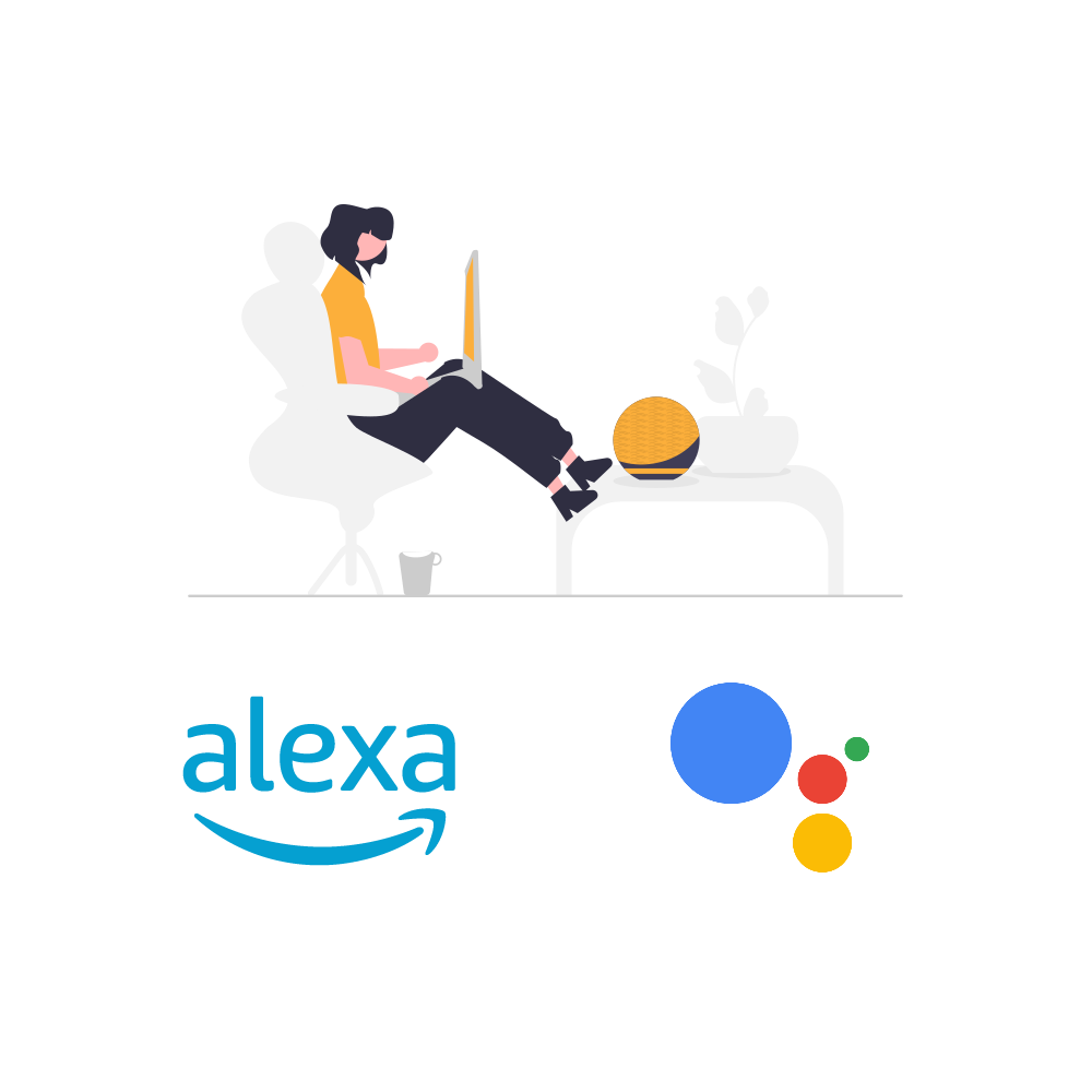Illustration of Alexa Skill & Google Action